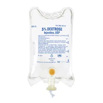 [1142822] ICU 5% Dextrose Injection, 500mL, USP