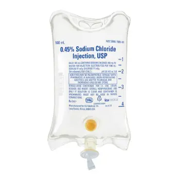 [1142802] ICU 0.45% Sodium Chloride Injection, USP, 500 mL